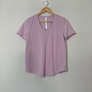 Lululemon light purple t-shirt